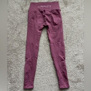 Purple Alphalete OG Revival Leggings